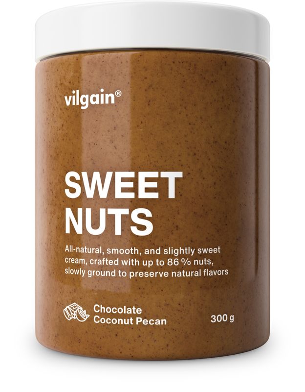 Vilgain Sweet Nuts pekany s čokoládou a kokosem 300 g