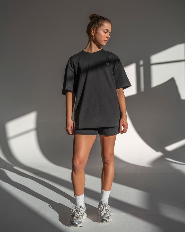 Vilgain Heavy Oversize Tee – M/L Jet black Obrázek