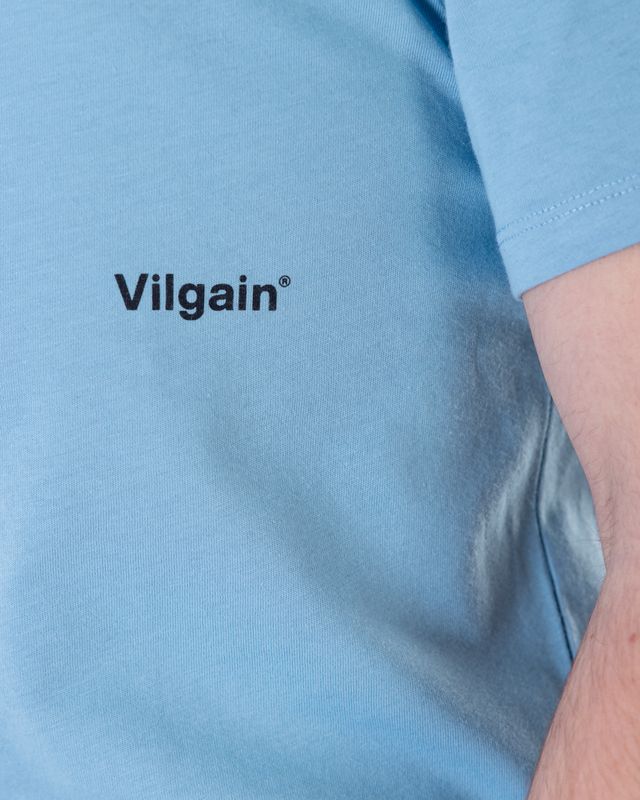 Vilgain Athletic Cut Organic Tee S sky Obrázek