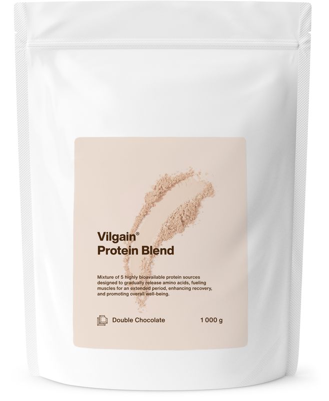 Vilgain Protein Blend dvojitá čokoláda 1000 g Obrázek