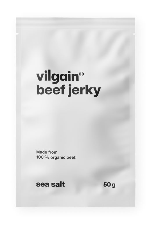 Levně Vilgain Hovězí jerky BIO – mořská sůl 50 g