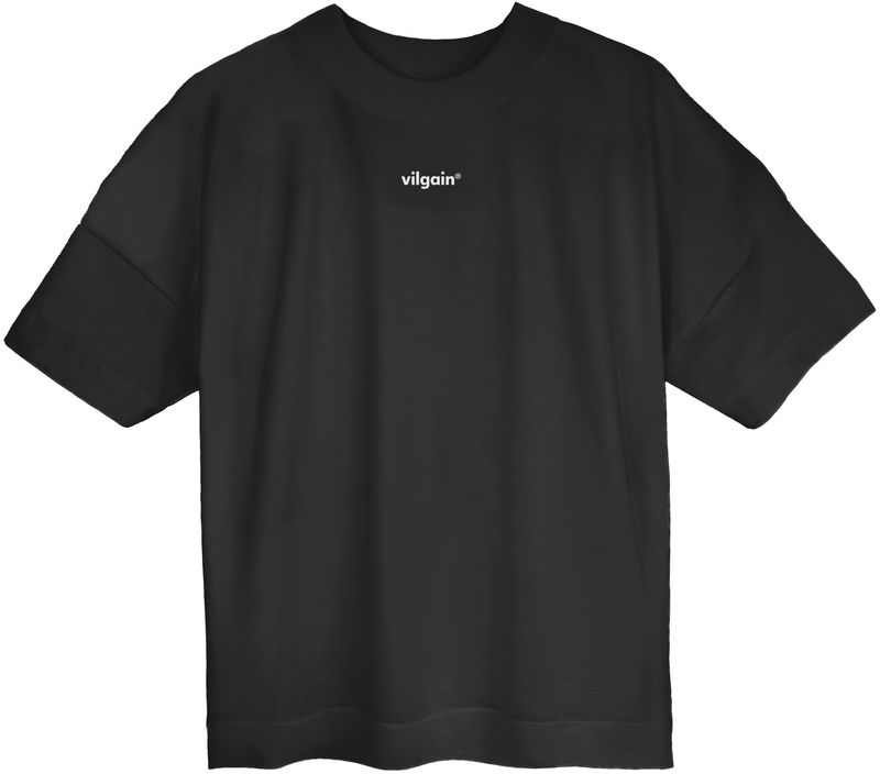 Vilgain Boxy Logotype Tee XS Black