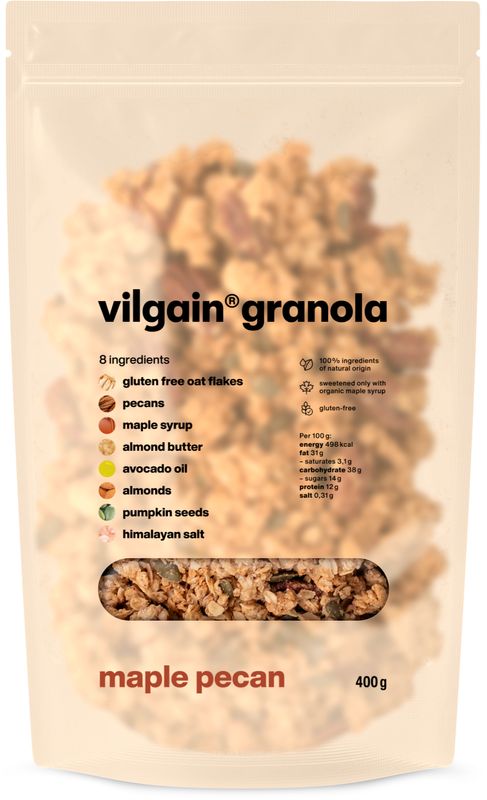 Vilgain Granola javorový sirup a pekany 400 g Obrázek