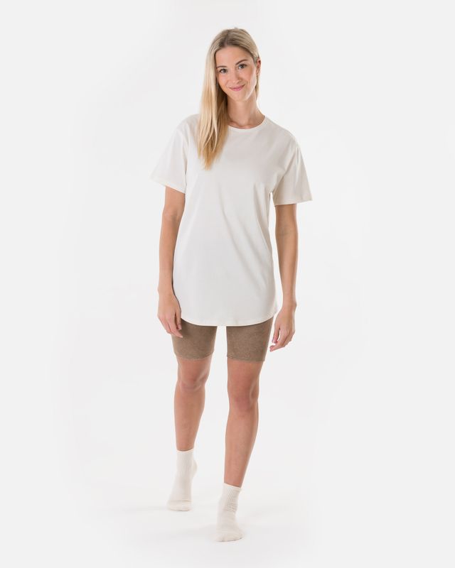 Vilgain Athletic Long Cut Organic Tee Raw S Natural White Obrázek