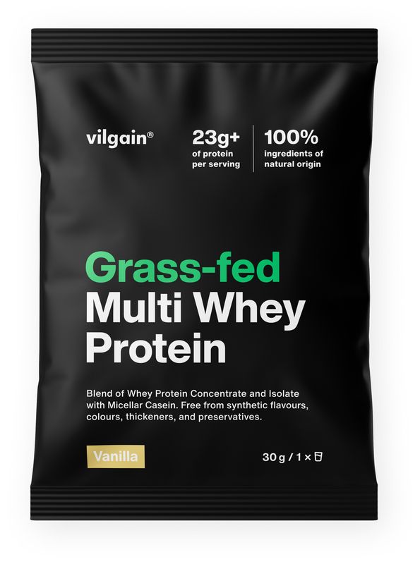 Levně Vilgain Grass-Fed Multi Whey Protein – vanilka 30 g