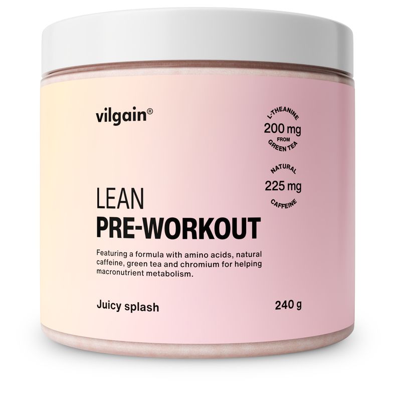 Vilgain LEAN pre-workout –  3× Juicy splash 240 g