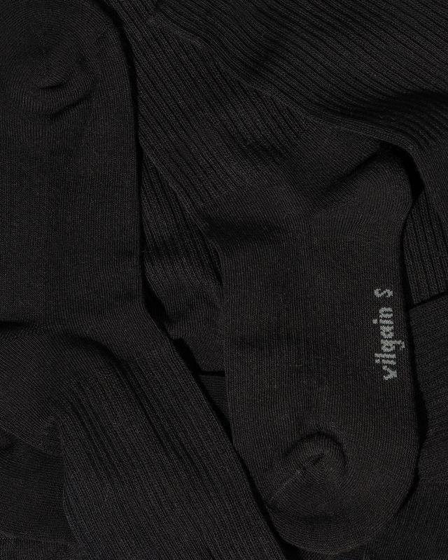 Vilgain Light Organic Crew Socks 43 - 46 3 páry black Obrázek