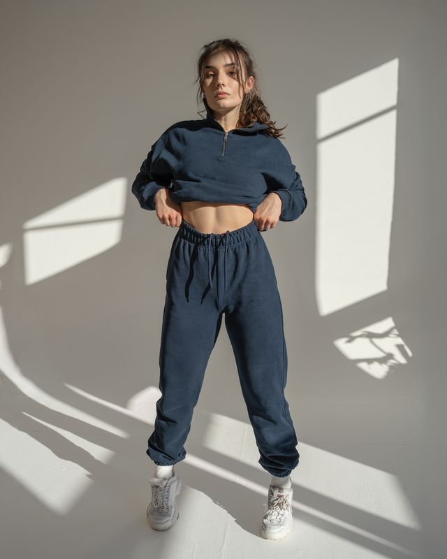 Vilgain Cotton Sweat Pants – M Storm Obrázek