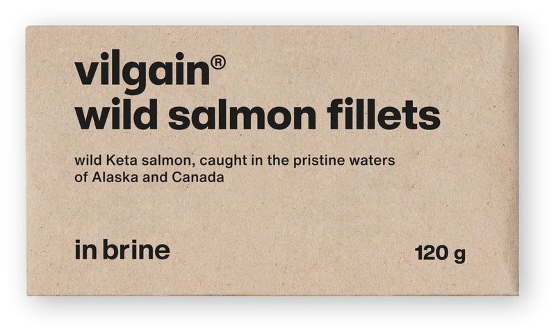 Vilgain Filety z divokého lososa – ve slaném nálevu 120 g
