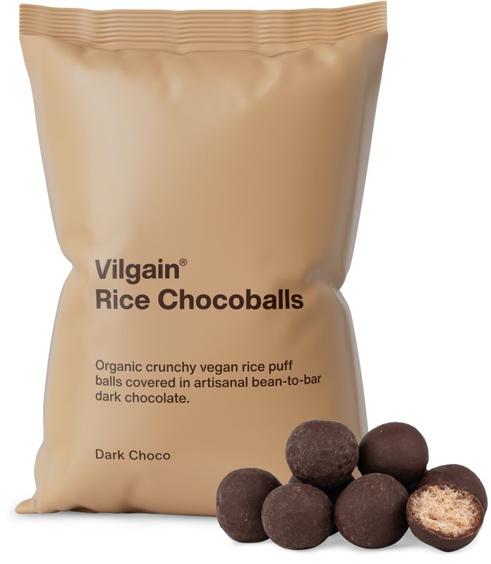 Vilgain Rice Chocoballs BIO hořká čokoláda 50 g Obrázek