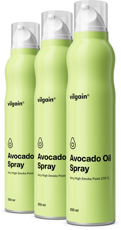 Levně Vilgain Avokádový olej ve spreji – 3× 200 ml