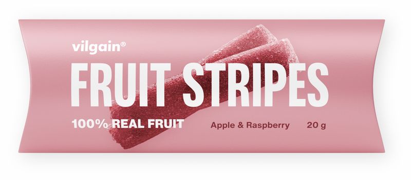 Vilgain Fruit Stripes Jablko a malina 20 g