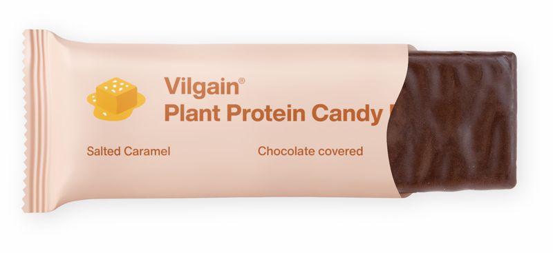 Vilgain Plant Protein Candy Bar slaný karamel 45 g Obrázek