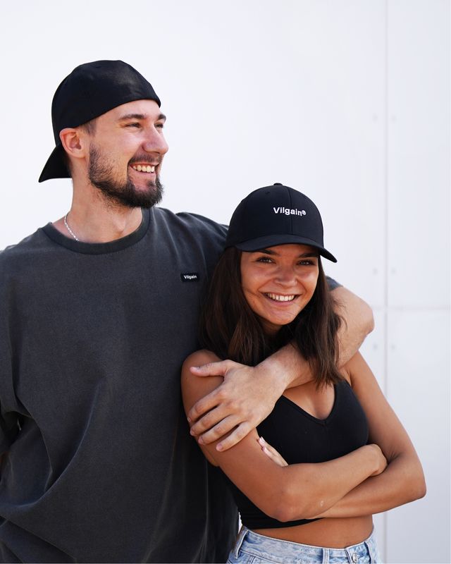 Vilgain Logotype Cap L/XL black Obrázek