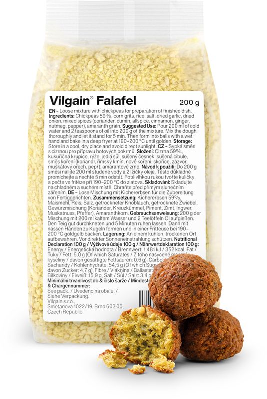 Vilgain Falafel 200 g Obrázek