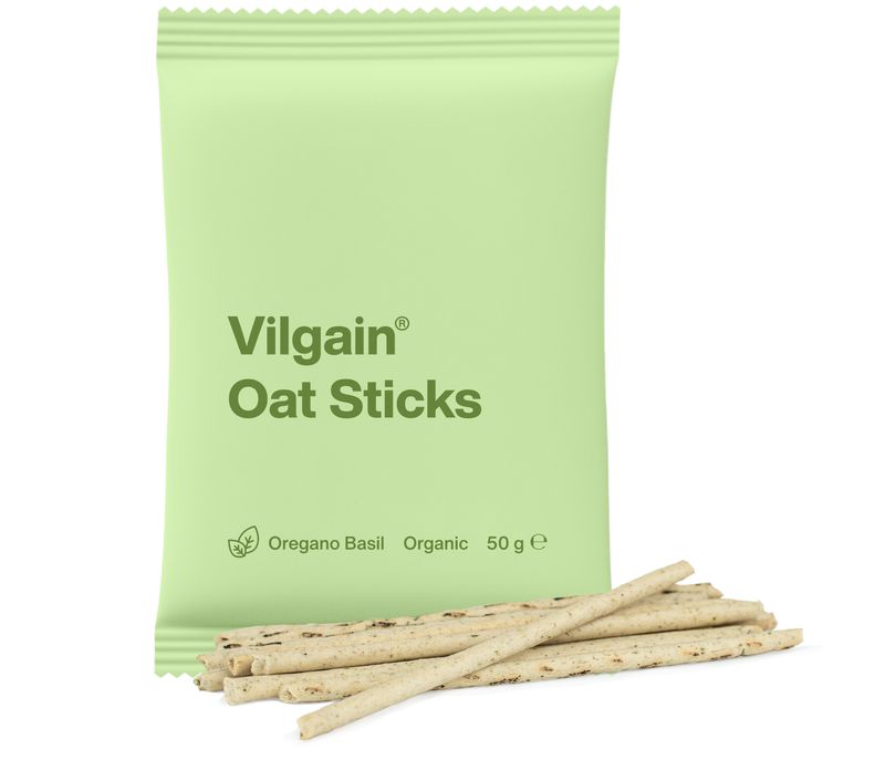 Vilgain BIO Oat Sticks – oregánó és bazsalikom 50 g akciós termékkép 1