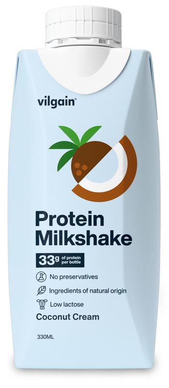 Vilgain Protein Milkshake – kokosový krém 330 ml