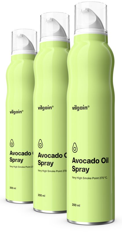Vilgain Avokádový olej ve spreji – 3× 200 ml