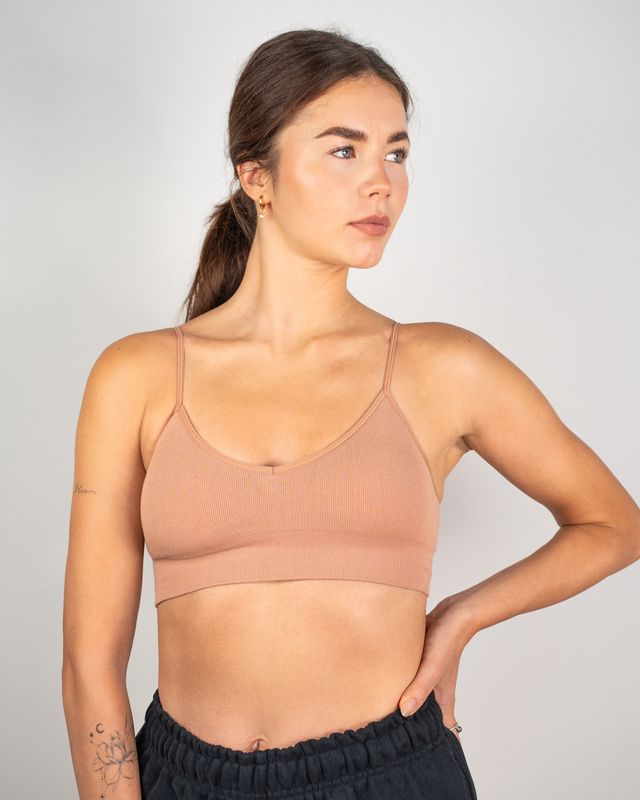 Vilgain Bamboo Bralette – XS/S café au lait