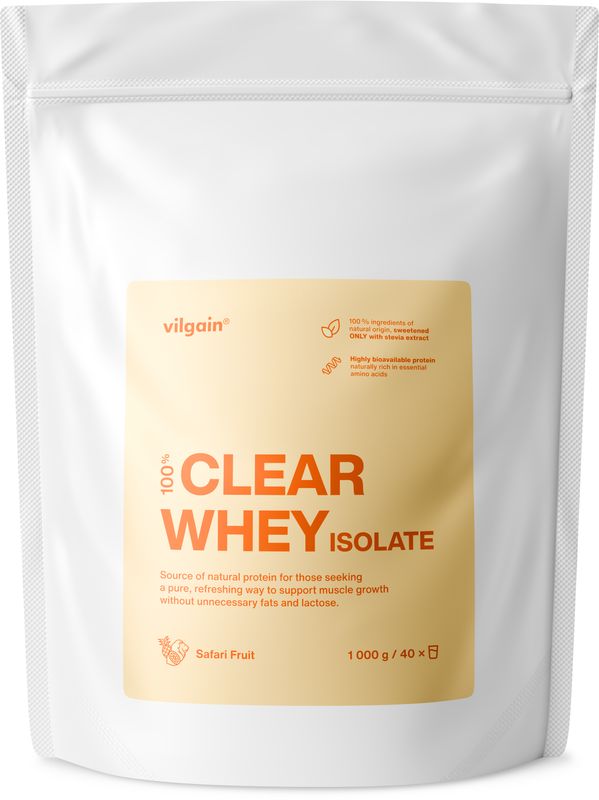 Vilgain Clear Whey Isolate Safari fruit 1000 g