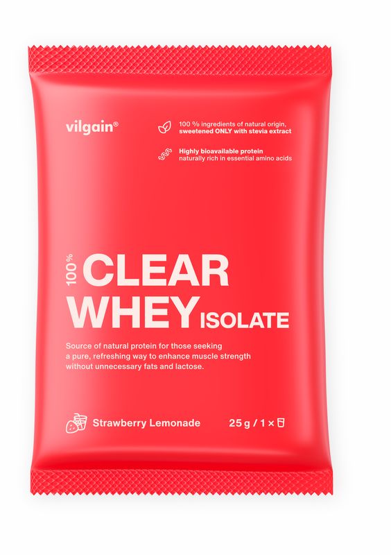 Vilgain Clear Whey Isolate Strawberry lemonade 25 g