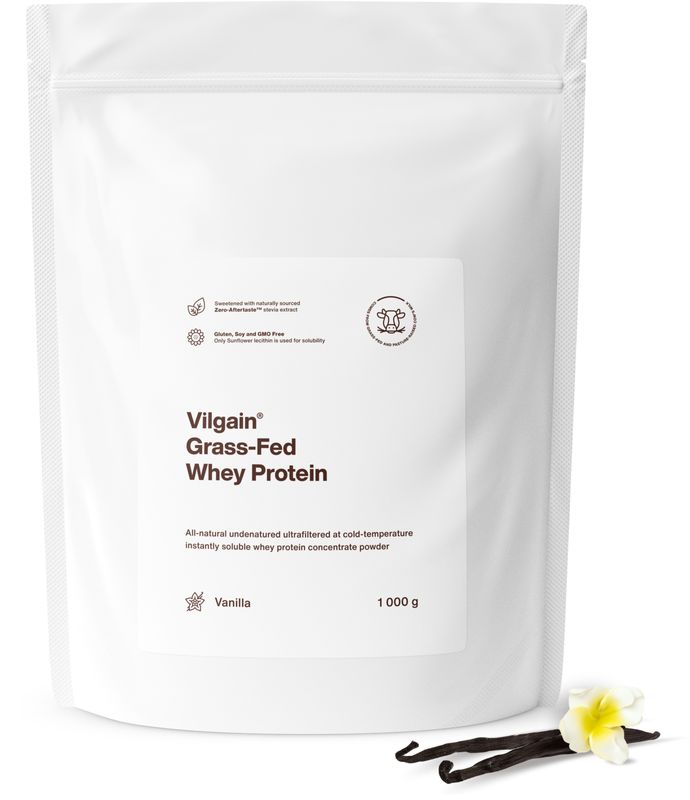 Vilgain Grass-Fed Whey Protein vanilka 1000 g Obrázek