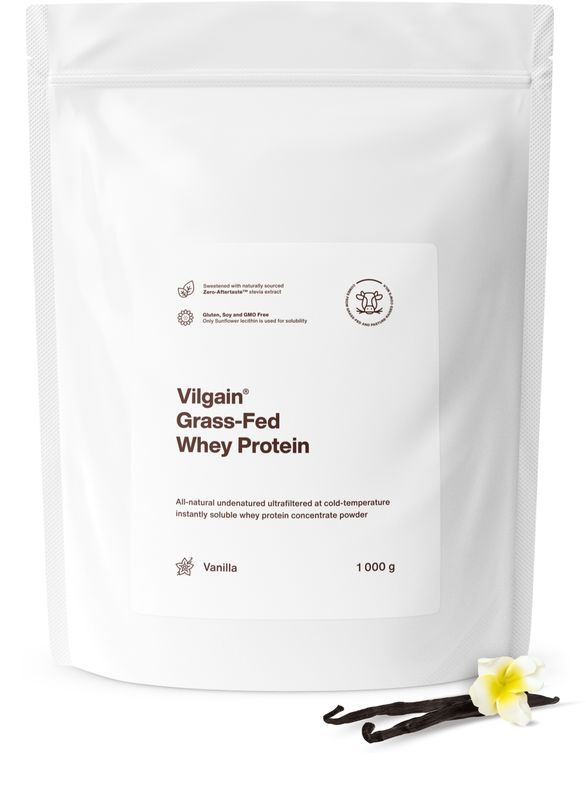 Vilgain Grass-Fed Whey Protein vanilka 1000 g Obrázek