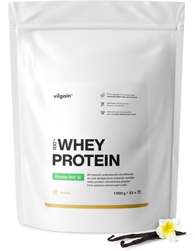 Vilgain Grass-Fed Whey Protein vanilka 1000 g Obrázek