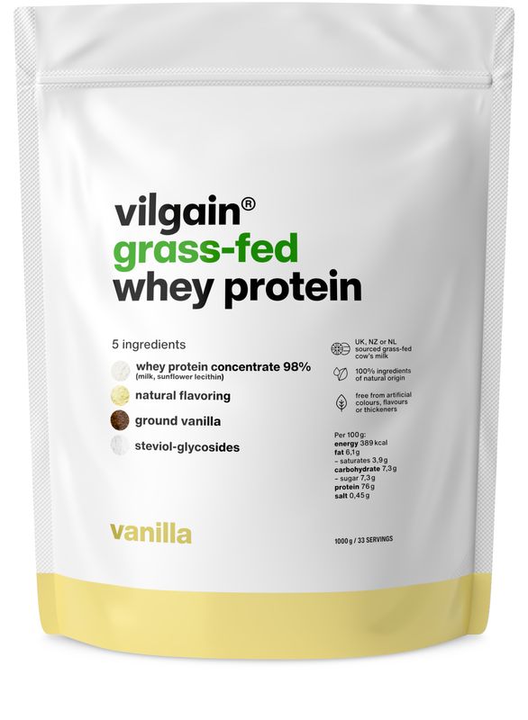Vilgain Grass-Fed Whey Protein vanilka 1000 g Obrázek