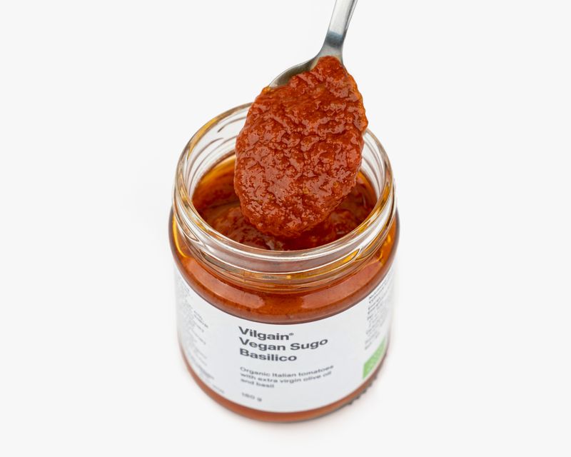 Vilgain Vegan Sugo Basilico BIO 180 g Obrázek