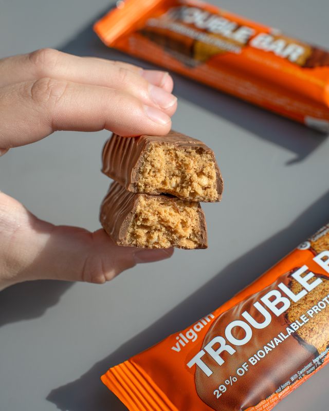 Vilgain Trouble Protein Bar – Čokošík s arašidovým maslom 55 g Obrázek