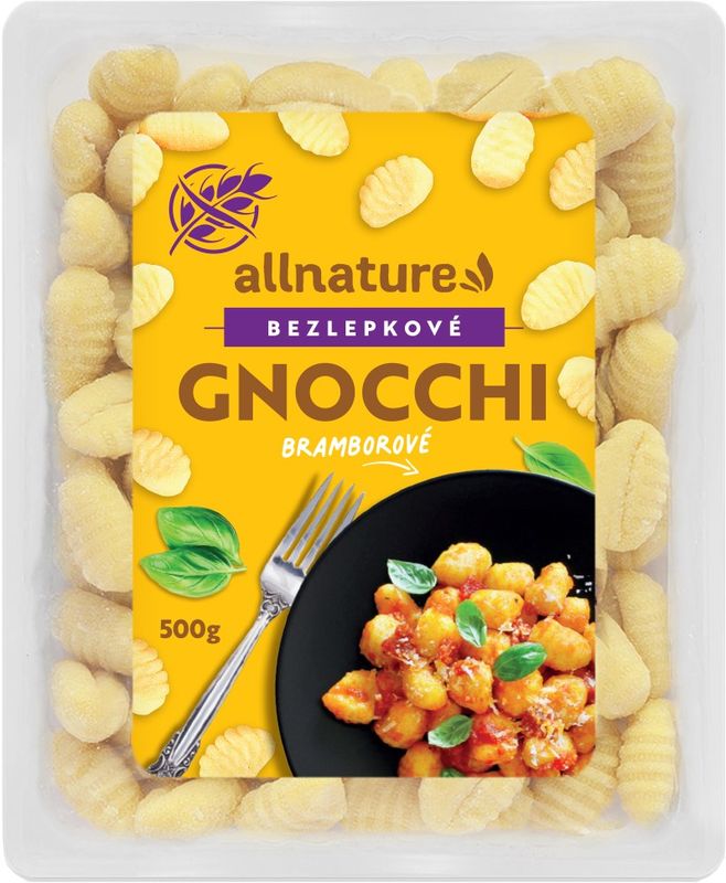 Allnature Bezlepkové Gnocchi – 500 g