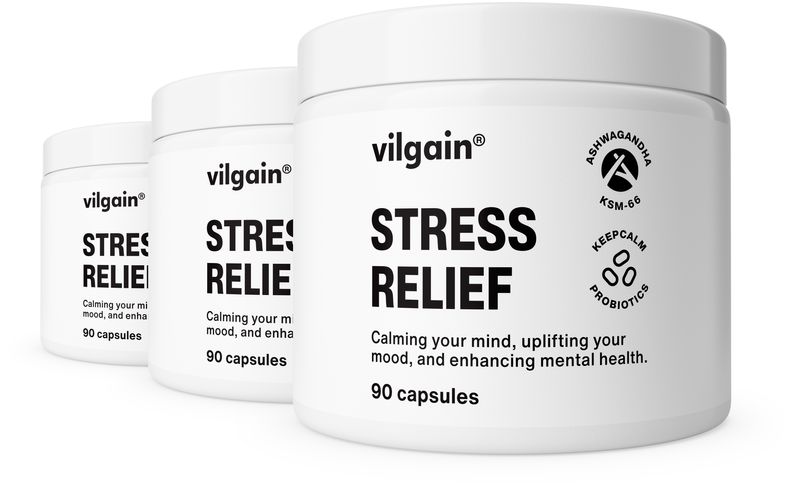 Vilgain Stress Relief – 3× 90 kapslí