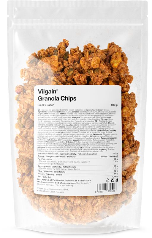 Vilgain Granola Chips slanina 400 g Obrázek