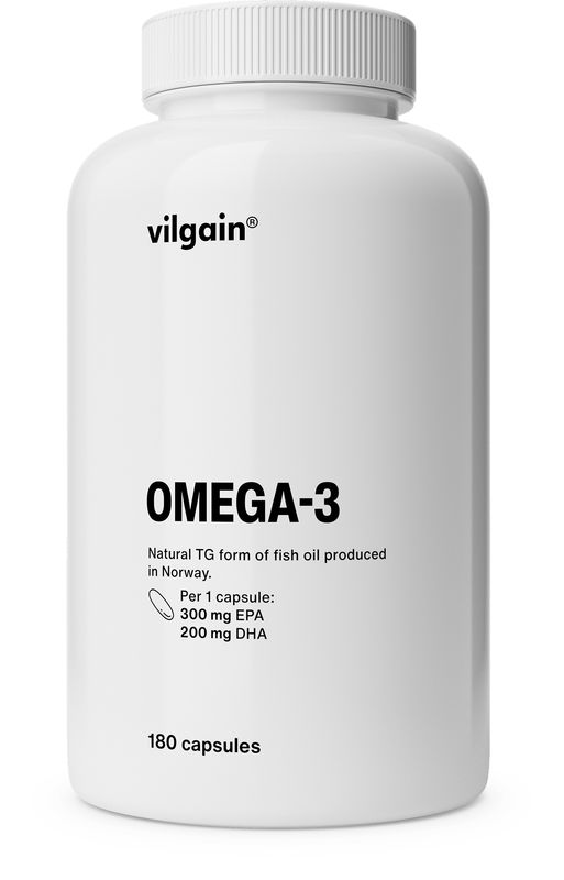 Vilgain Omega-3 – 25 mm 180 kapslí