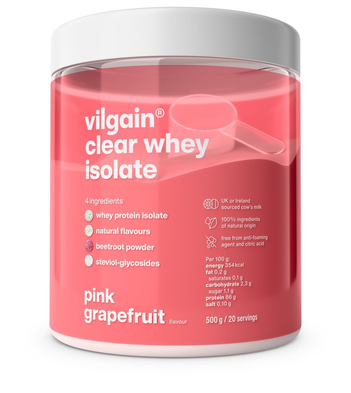 Vilgain Clear Whey Isolate Pink grapefruit 500 g Obrázek