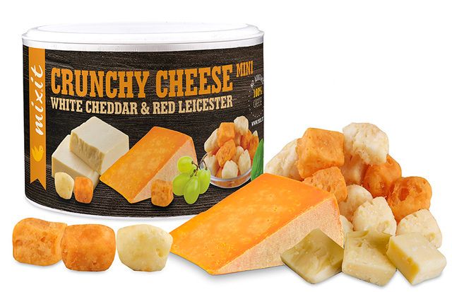 Mixit Chrumkavý syr White Cheddar & Red Leicester – 70 g