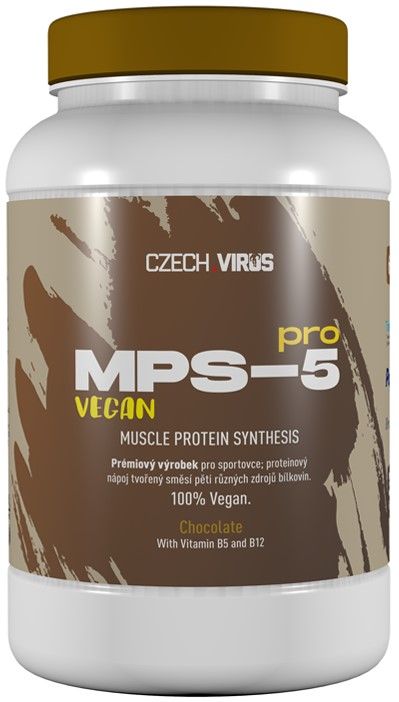 Czech Virus MPS-5 PRO Vegan – čokoláda 1000 g
