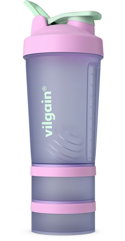 Vilgain Shaker Pro 2Go Unicorn 450 ml + 150 ml + 100 ml Obrázek