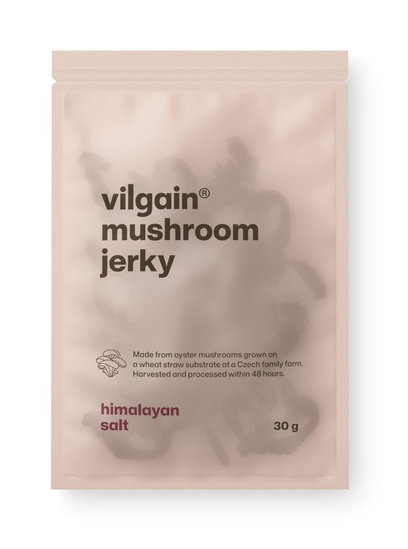 Vilgain Houbové jerky – Himalájská sůl 30 g