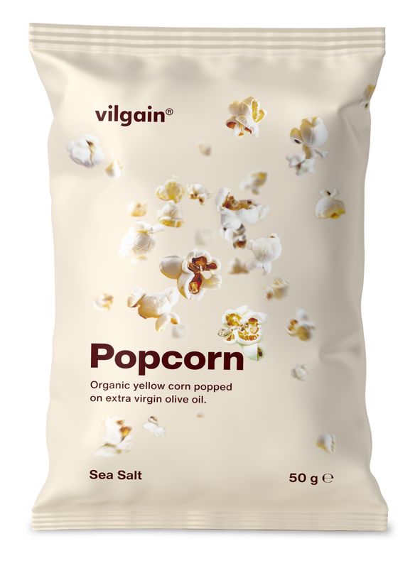 Vilgain Popcorn BIO – mořská sůl 50 g