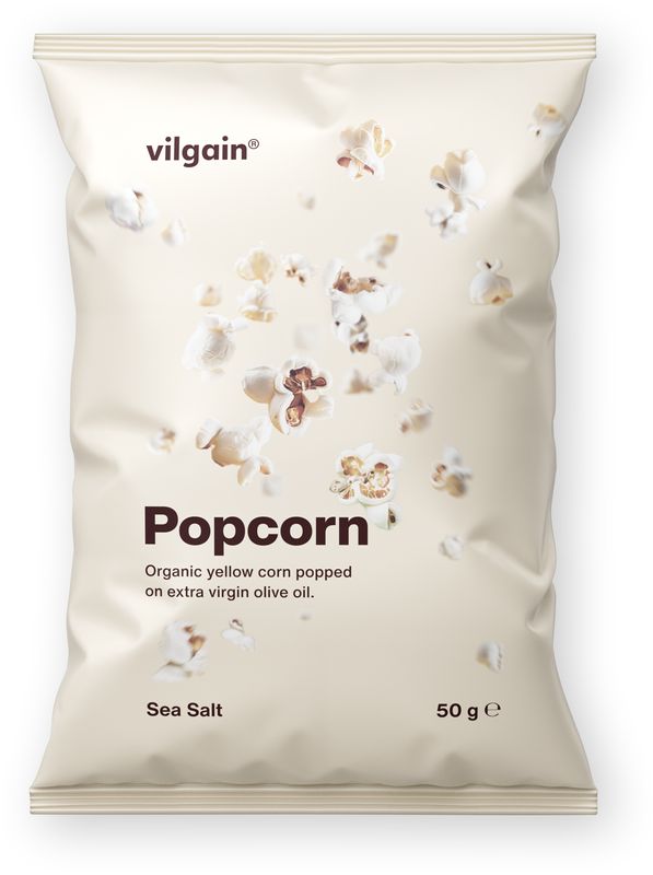 Vilgain Popcorn BIO – mořská sůl 50 g Obrázek