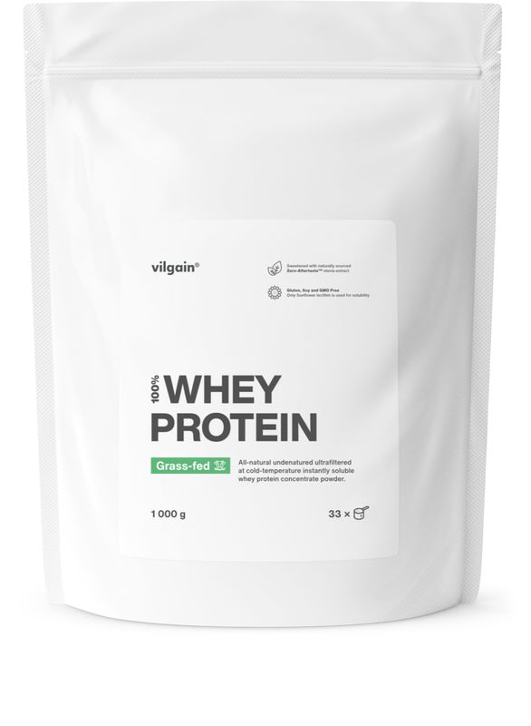 Vilgain Grass-Fed Whey Protein bez příchutě 1000 g Obrázek