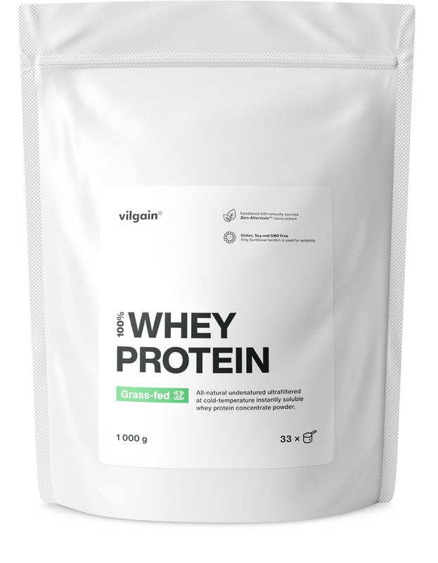 Vilgain Grass-Fed Whey Protein bez příchutě 1000 g Obrázek