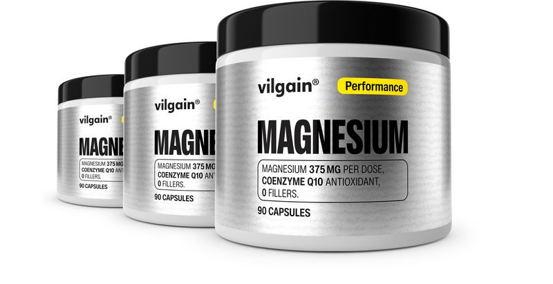 Vilgain Magnesium pro sportovce – 3× 90 kapslí