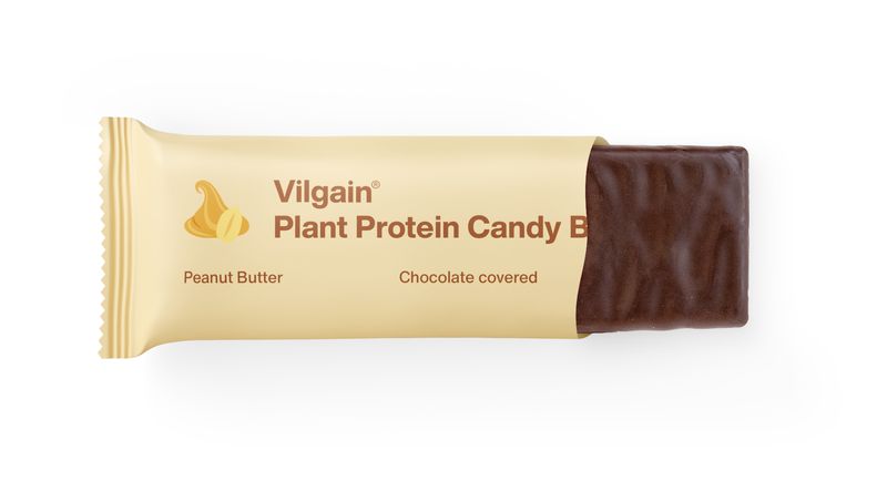 Vilgain Plant Protein Candy Bar arašídové máslo 45 g Obrázek