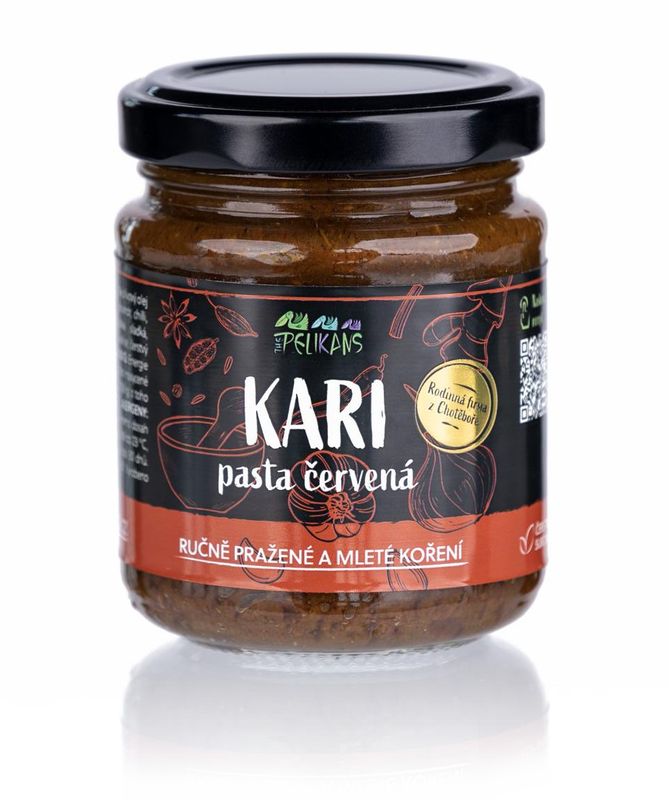 The Pelikans Kari pasta – červená 100 g