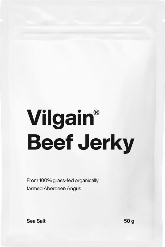 Vilgain Hovězí jerky BIO mořská sůl 50 g Obrázek