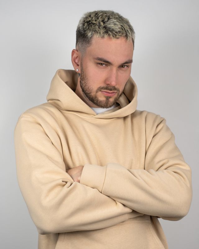 Vilgain Heavy Brushed Hoodie – L sesame Obrázek