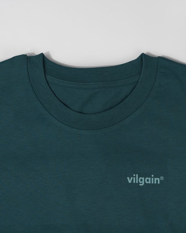 Vilgain Logotype Badge Tee – XL Teal Obrázek